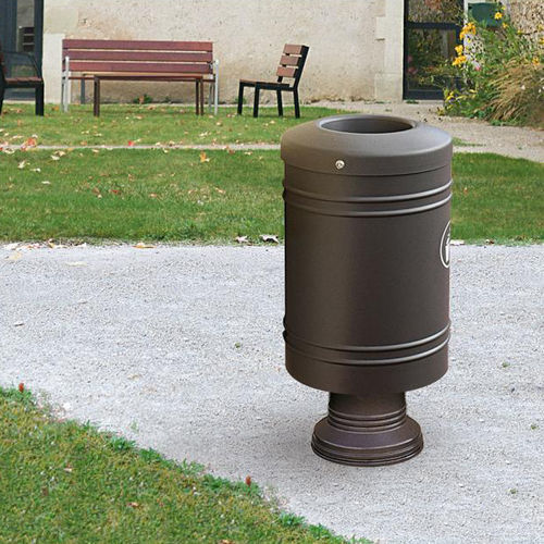 Park-Abfallbehälter - Gascogne - PROCITY - Stahl / Zink / Aluminiumguss