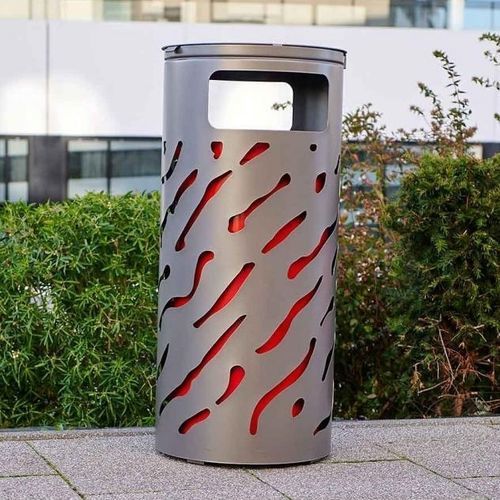 Park-Abfallbehälter - Venice - PROCITY - galvanisiertem Stahl / Stahlblech / Gusseisen