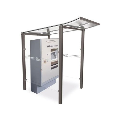 Überdachung für öffentliche Bereiche - MODULO - PROCITY - für Kassenautomat