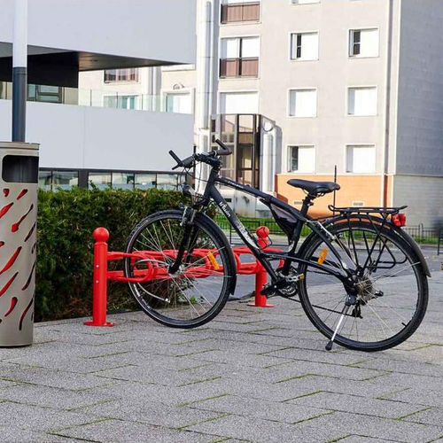 Bodenstehender Fahrradständer - PROVINCE SPHERE - PROCITY - horizontal / doppelt / für öffentliche Bereiche