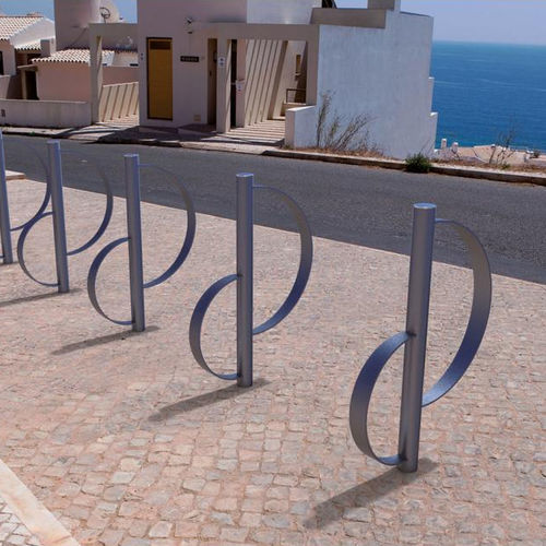 Bodenstehende Fahrradstütze - PROVINCE CLASSIC - PROCITY - vertikal / für öffentliche Bereiche / galvanisiertem Stahl