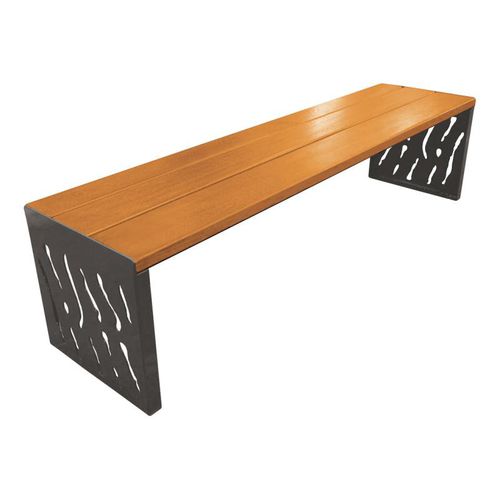 Bank für den öffentlichen Raum / Design - VENICE - PROCITY - galvanisiertem Stahl / Stahl / Zink