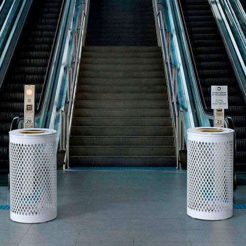Park-Abfallbehälter - LOSANGE  - PROCITY - System / galvanisiertem Stahl / Stahl