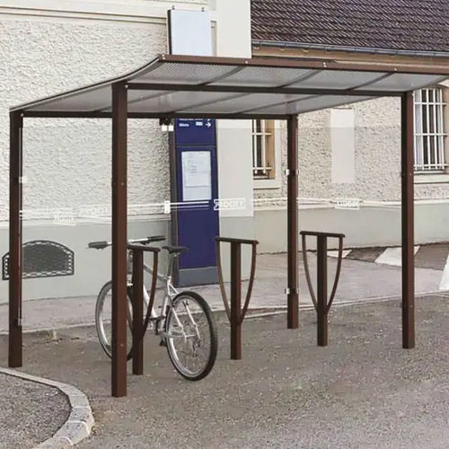 Polycarbonat-Überdachungen-Fahrradunterstand - MODULO - PROCITY - Aluminium / galvanisiertem Stahl / Stahl