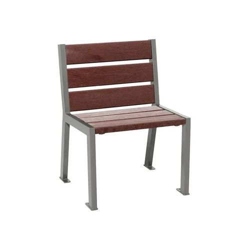 Moderner Gartenstuhl - Silaos® - PROCITY - für Außenbereich / Stahl / Recyclingkunststoff