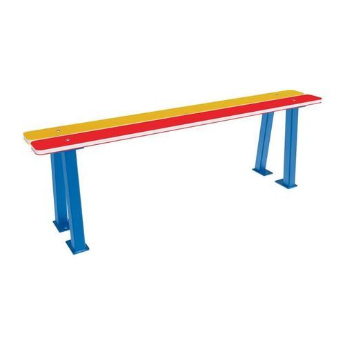 Stahlbank - 309057 - PROCITY - Edelstahl / HDPE / mit Rückenlehne