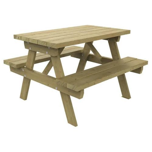 Moderner Picknicktisch - Turin junior - PROCITY - Holz / Kiefer / rechteckig