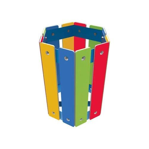 Containerform-Abfallbehälter - 309059 - PROCITY - bodenmontiert / HDPE / aus lackiertem Stahl