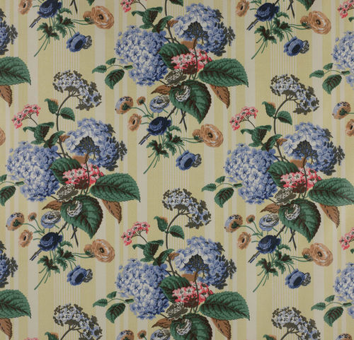 Möbelstoff - HYDRANGEA - Colefax & Fowler - Blumenmotive / Baumwolle