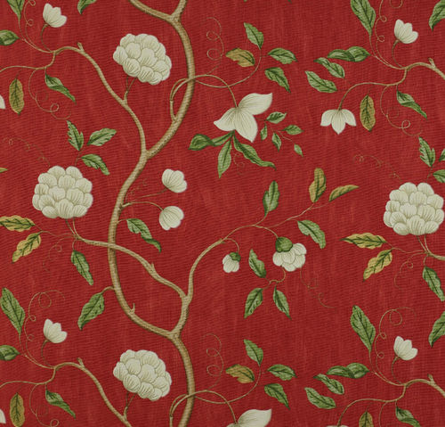 Möbelstoff - SUMMER PALACE : SNOW TREE - Colefax & Fowler - Blumenmotive / Leinen