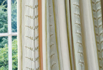 Vorhangstoff - WOODCOTE STRIPE - Colefax & Fowler - Motiv / Leinen