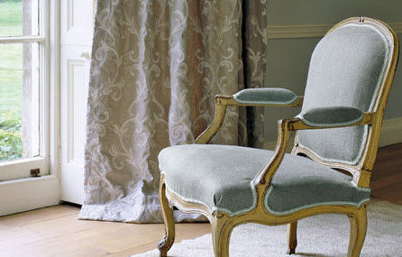 Möbelstoff - HAMMOND - Colefax & Fowler - Motiv / Leinen