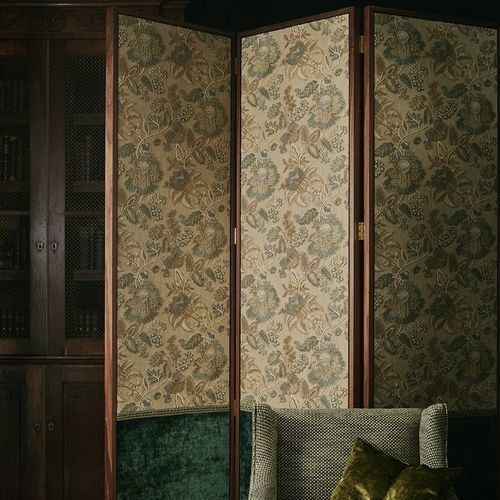 Vorhangstoff - CASSIA  - Colefax & Fowler - Wand / Blumenmotive / Baumwolle