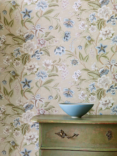 Klassische Tapete - CELESTINE - Colefax & Fowler - Blumenmotiv