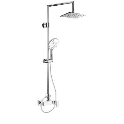 Wandmontierte Duschsäule - 44.6233.6 - Fir Italia - modern / mit Handbrause / mit Schiene