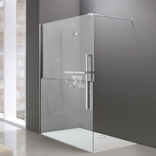 Begehbare Dusche - DUPLO PURE - Hüppe - Glas / rechteckig