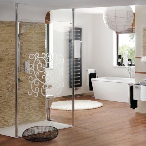Begehbare Dusche - STUDIO PARIS ELEGANCE - Hüppe - Glas / rechteckig