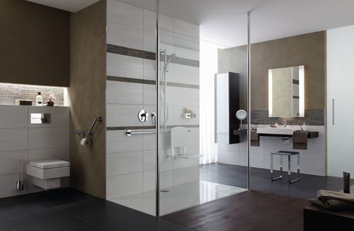 Begehbare Dusche - STUDIO BERLIN PURE - Hüppe - Glas / rechteckig