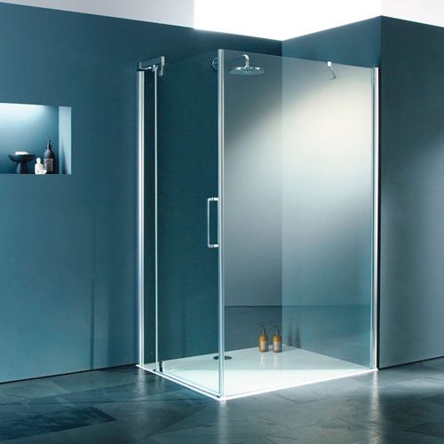 Einflügelige Duschwand - REFRESH PURE - Hüppe - für Eckeinbau