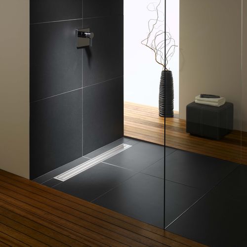 Rechteckige Duschwanne - PORESTA® BFR 75 - Poresta systems - zum Fliesen / bodengleich / Keramik
