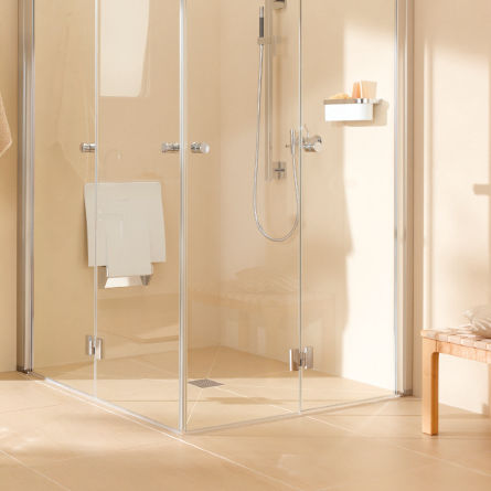 Quadratische Duschwanne - PORESTA® BF / BF KMK - Poresta systems - zum Fliesen / bodengleich / extraflach