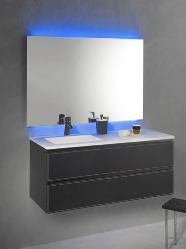 Wandhängender Waschtisch-Unterschrank - LOFT & BATH 120CM - KRAMER - Holz / modern