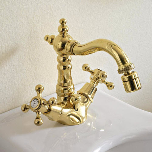 Bidet-Zweigriffmischer - LO88OL - Sbordoni - Aufsatz / Metall / für Badezimmer