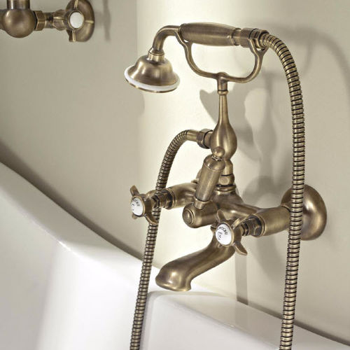 Zweigriffmischer für Badewanne - SB116BT - Sbordoni - wandmontiert / Metall / für Badezimmer