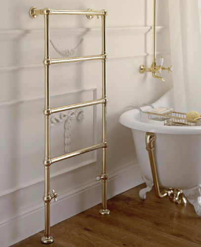 Heißwasser-Badheizkörper - SBSPAV4/3OL - Sbordoni - modern / Metall / gold
