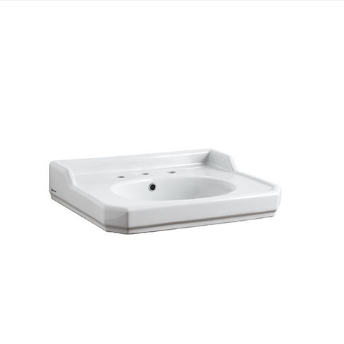 Wand-Waschbecken - 9065 - Sbordoni - Keramik / rechteckig / 1-Loch