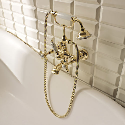 Zweigriffmischer für Duschen - AN116OL - Sbordoni - für Badewanne / wandmontiert / Metall