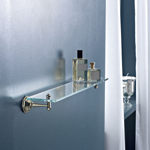 Wandmontiertes Regal - DE109NI - Sbordoni - Stil / Metall / Glas