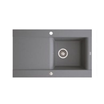 Einbeckenspüle - VOGA II 840 1KO - Marmorin - mit Abtropffläche / Verbundwerkstoff / einbaufähig