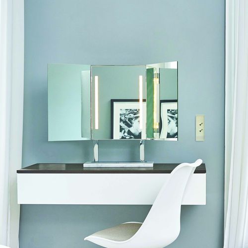 Spiegel für Badezimmer / Tisch - STAR - Miroir Brot - modern / rechteckig / Metall