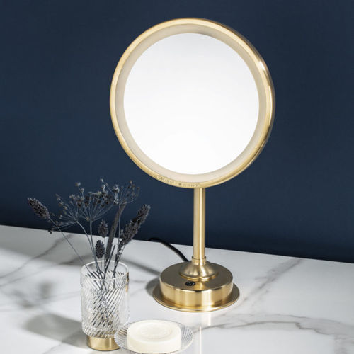 Spiegel für Badezimmer / Tisch - Intemporel AP - Miroir Brot - modern / rund / Metall