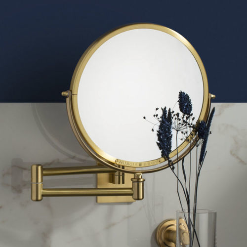 Wandmontierter Spiegel für Badezimmer - Patrimoine  - Miroir Brot - modern / rund / Metall