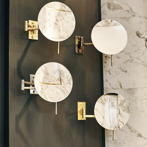 Wandmontierter Spiegel für Badezimmer - Épure - Miroir Brot - modern / rechteckig / rund