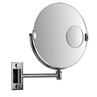 Wandmontierter Spiegel für Badezimmer - Le Reflet 35 - Miroir Brot - modern / rund / Metall