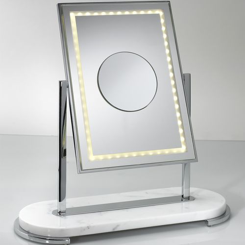 Spiegel für Badezimmer / Tisch - MON BEAU - Miroir Brot - modern / rechteckig / Metall