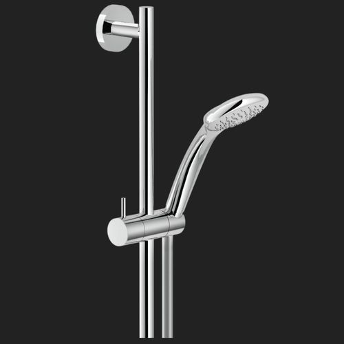 Wandmontierte Duschsäule - ABC: AD140/39CR - Nobili Rubinetterie - modern / mit Handbrause / mit Schiene