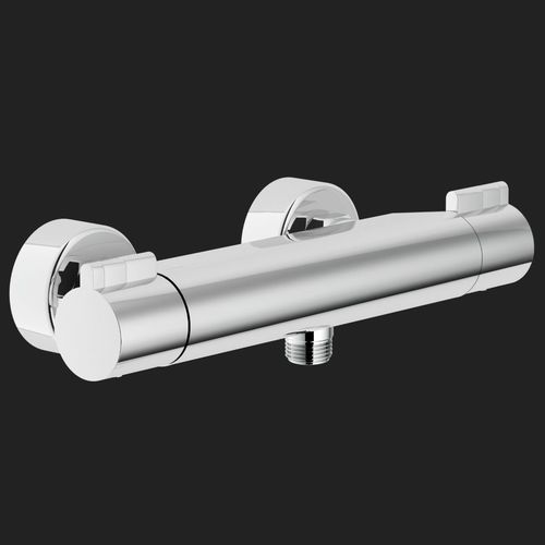Zweigriffmischer für Duschen - ABC: AB87030CR - Nobili Rubinetterie - wandmontiert / thermostatisch / Messing