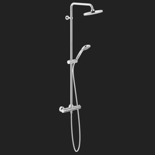 Wandmontiertes Duschsystem - SKY: SY97030/30CR - Nobili Rubinetterie - modern / mit Handbrause / thermostatisch