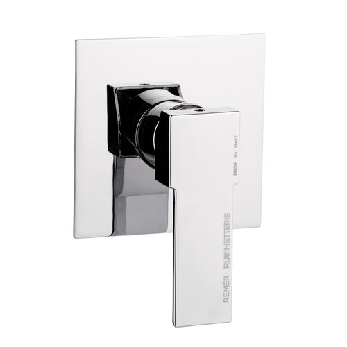 Einhebelmischer für Dusche - Q30 - Remer Rubinetterie - für Badewanne / Einbau / verchromter Messing
