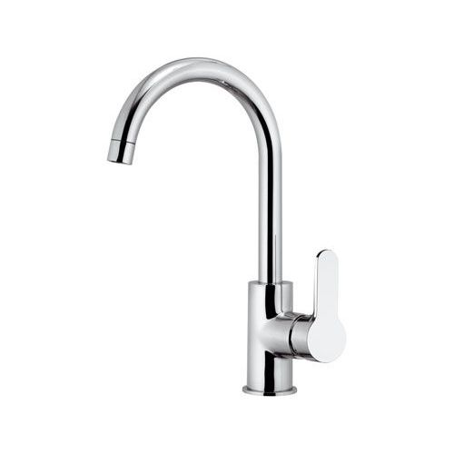 Aufsatz-Einhebelmischer - W72 - Remer Rubinetterie - verchromter Messing / für Küche / 1-Loch