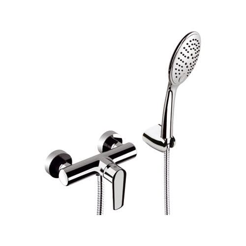 Einhebelmischer für Dusche - V38 - Remer Rubinetterie - wandmontiert / verchromter Messing / Edelstahl