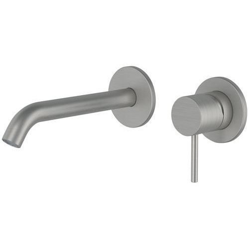 Einhebelmischer für Waschtisch - SSX15P - Remer Rubinetterie - wandmontiert / Edelstahl / für Badezimmer