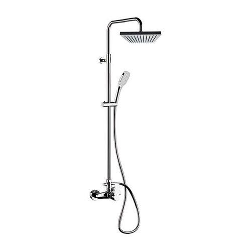 Chromoberfläche Duschsäule - EY37ASD20 - Remer Rubinetterie - wandmontiert / modern / mit Handbrause
