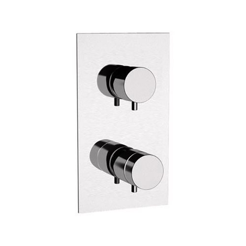 Einhebelmischer für Dusche - NT92Q - Remer Rubinetterie - wandmontiert / thermostatisch / Messing