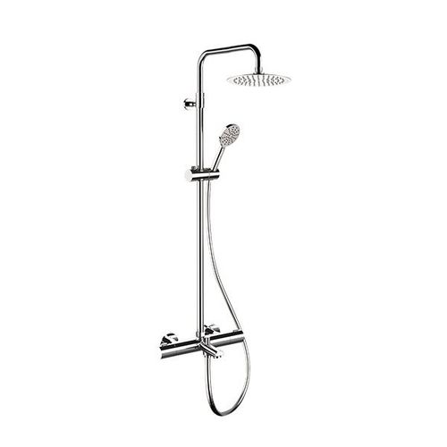 Thermostatische Duschsäule - EQ34A8MPUFM20 SERIES - Remer Rubinetterie - Edelstahl / wandmontiert / modern