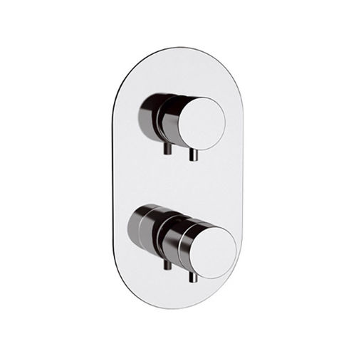 Badewannen-Einhebelmischer - NT92 - Remer Rubinetterie - wandmontiert / thermostatisch / verchromter Messing